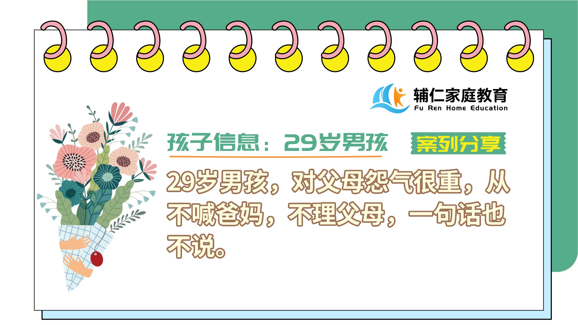 29岁男孩，对父母怨气很重，从不喊爸妈，不理父母，一句话也不说